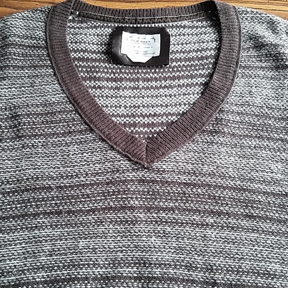 Y2K Old Navy V-neck Wool/Rabbit Hair Blend Sweater - Picture 3 of 8